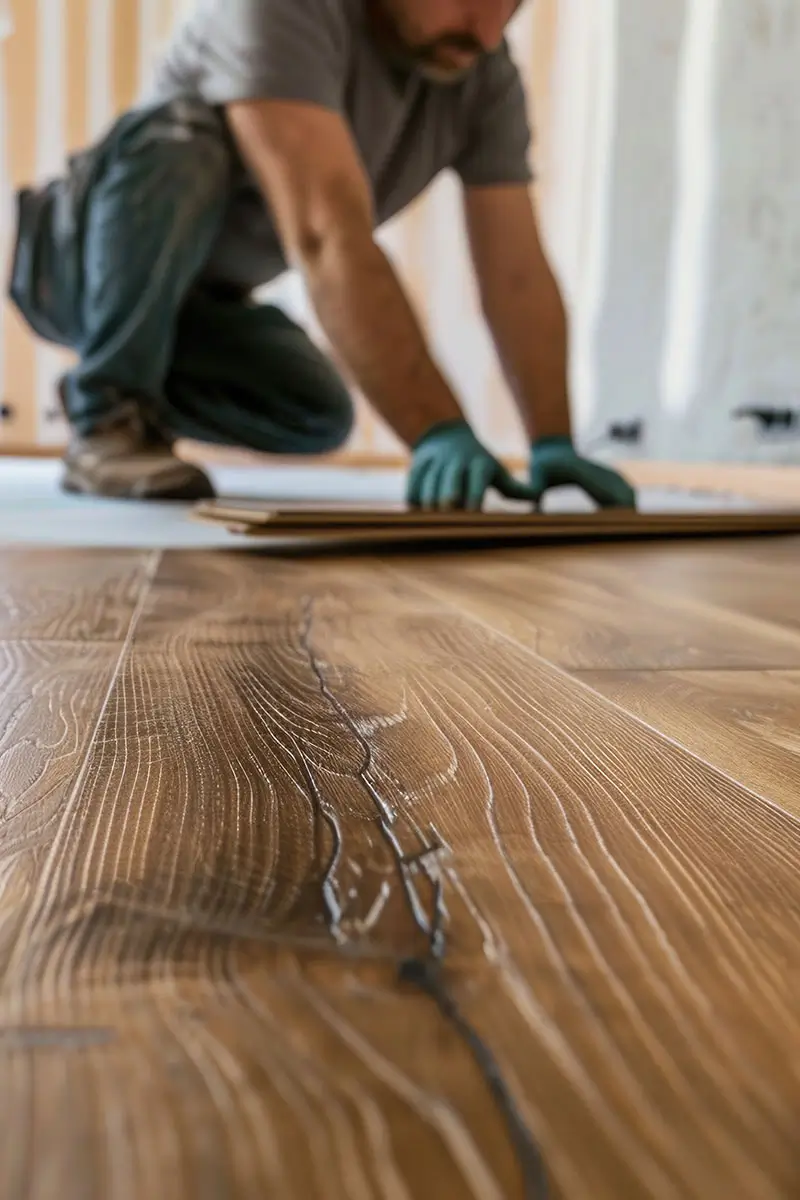 Kozak floor installation preparation