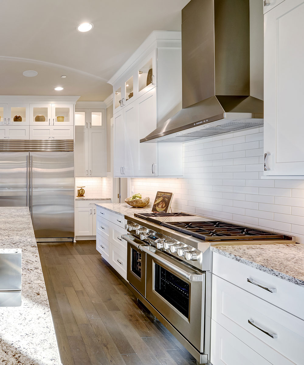 Kozak kitchen wood flooring tiles and cabinets installation