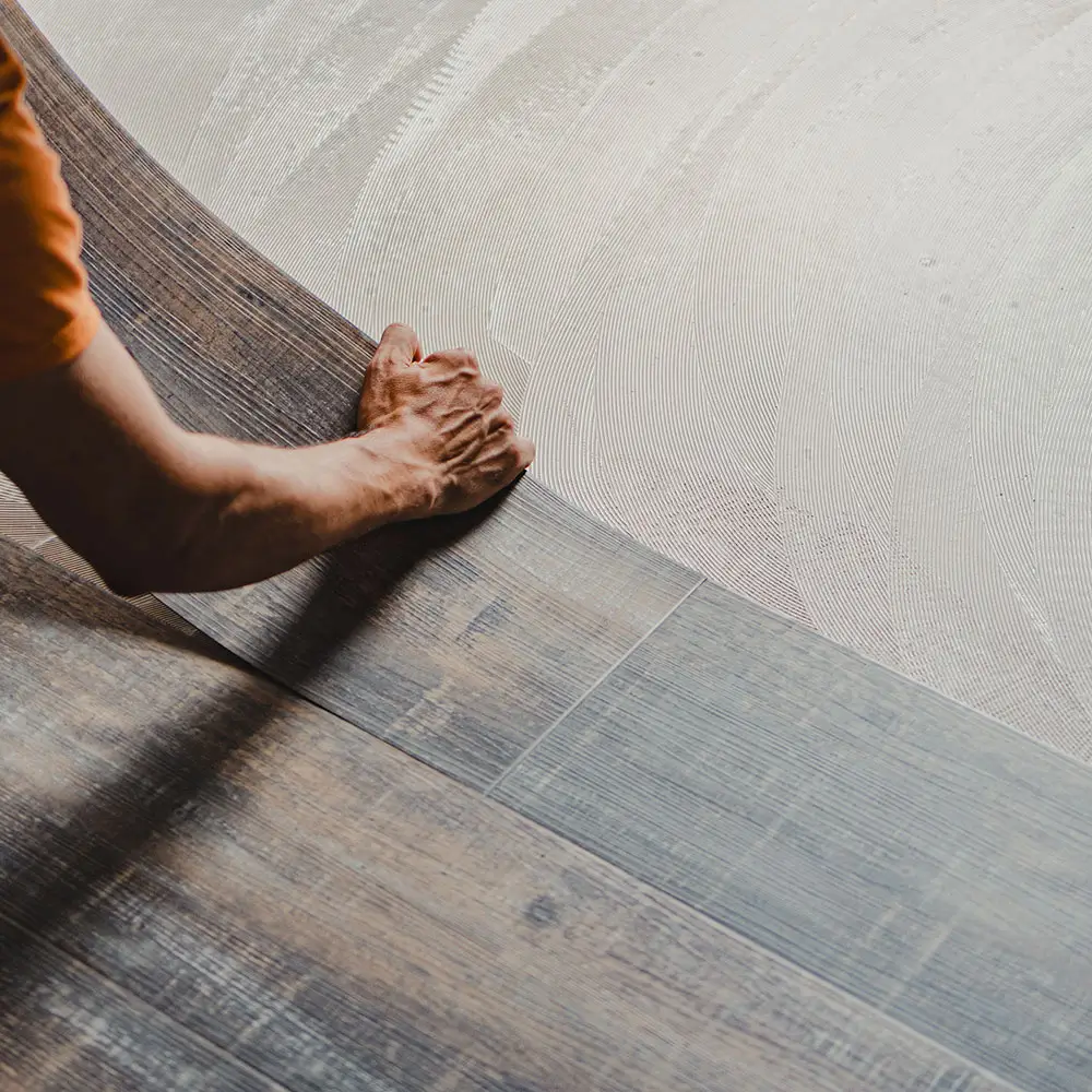 Kozak vinyl flooring installation