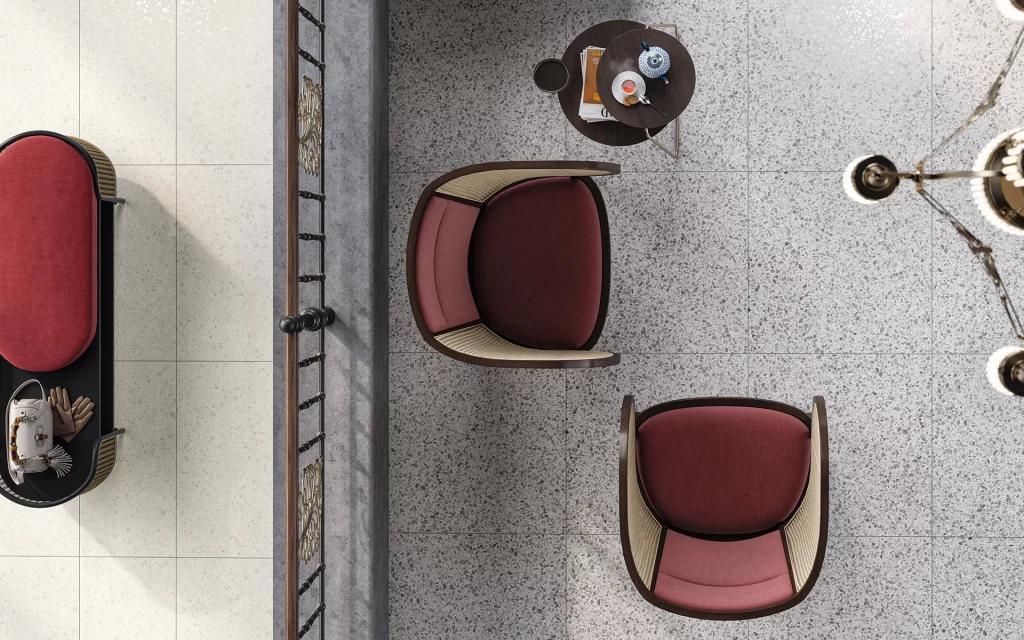 terrazzo amb white pearl