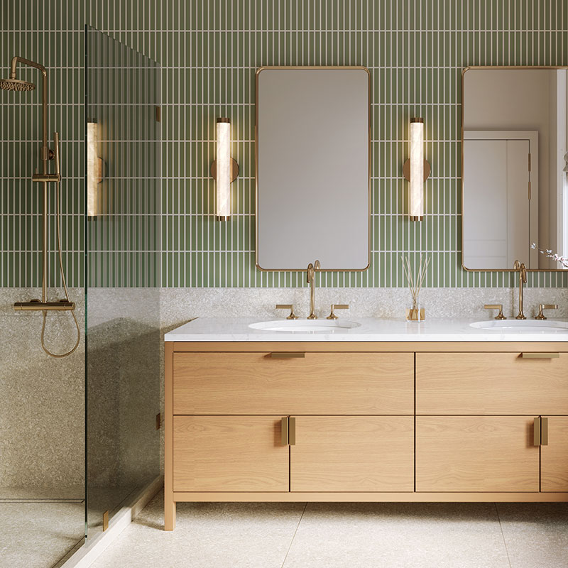 wall tile and terrazzo wall and floor tile